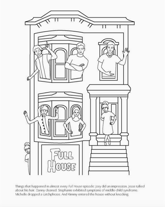 1990s Coloring Book