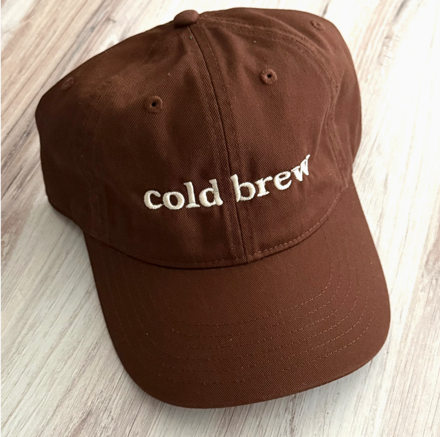 Cold Brew Embroidered Hat