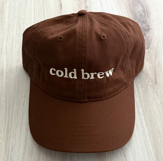 Cold Brew Embroidered Hat