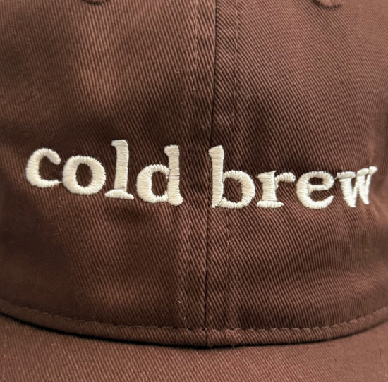 Cold Brew Embroidered Hat