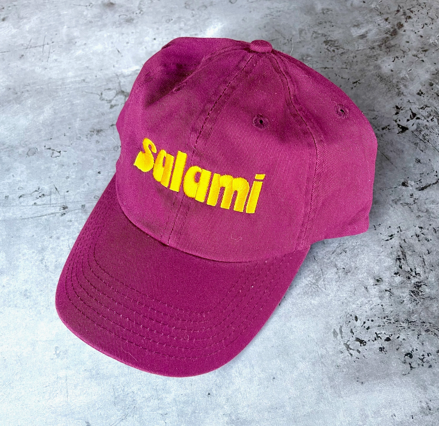 Salami Embroidered Hat