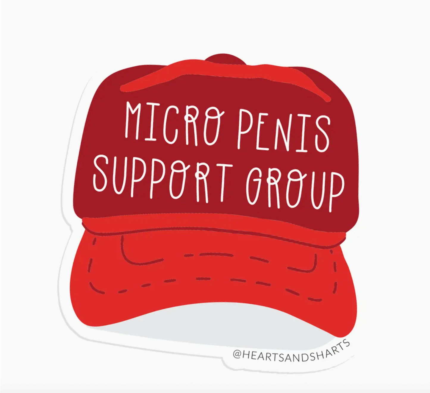 Micro Penis Support Group Sticker