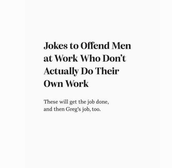 Jokes To Offend Men Book