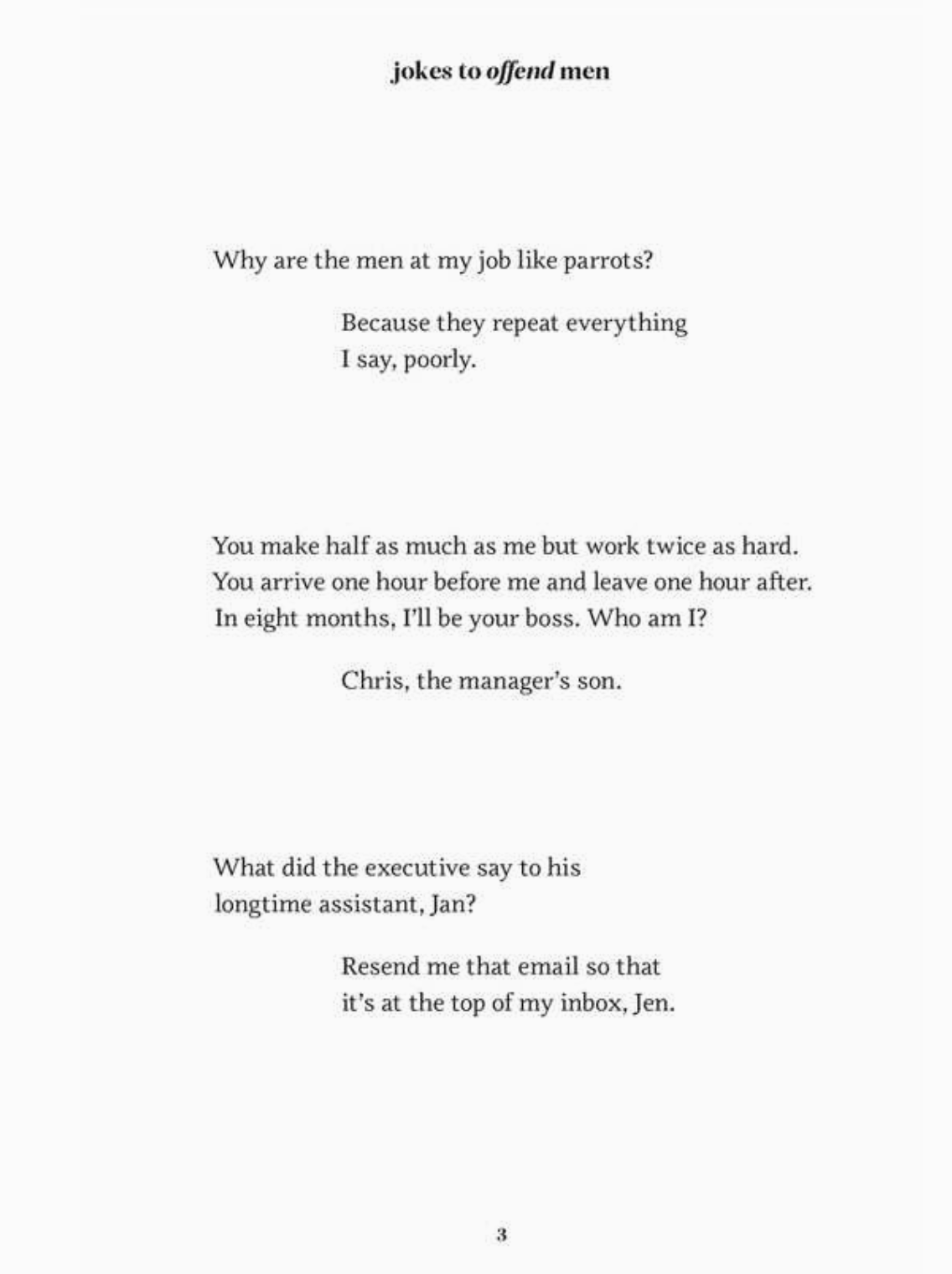 Jokes To Offend Men Book
