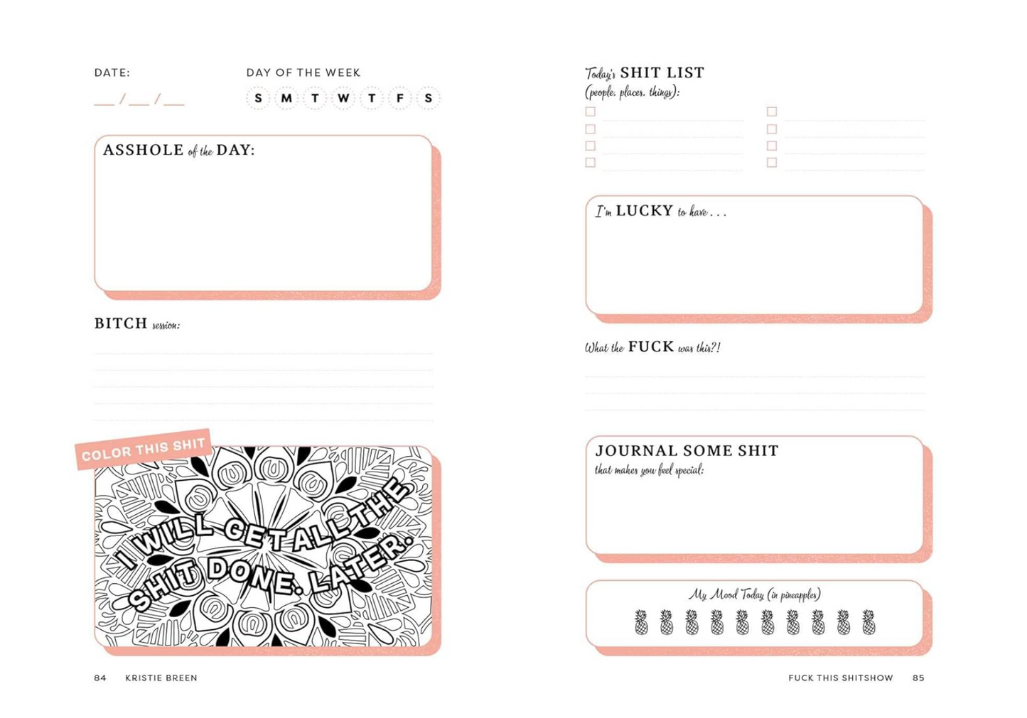 Fuck This Shitshow: A Gratitude Journal For Tired Ass Women