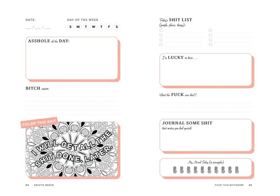 Fuck This Shitshow: A Gratitude Journal For Tired Ass Women
