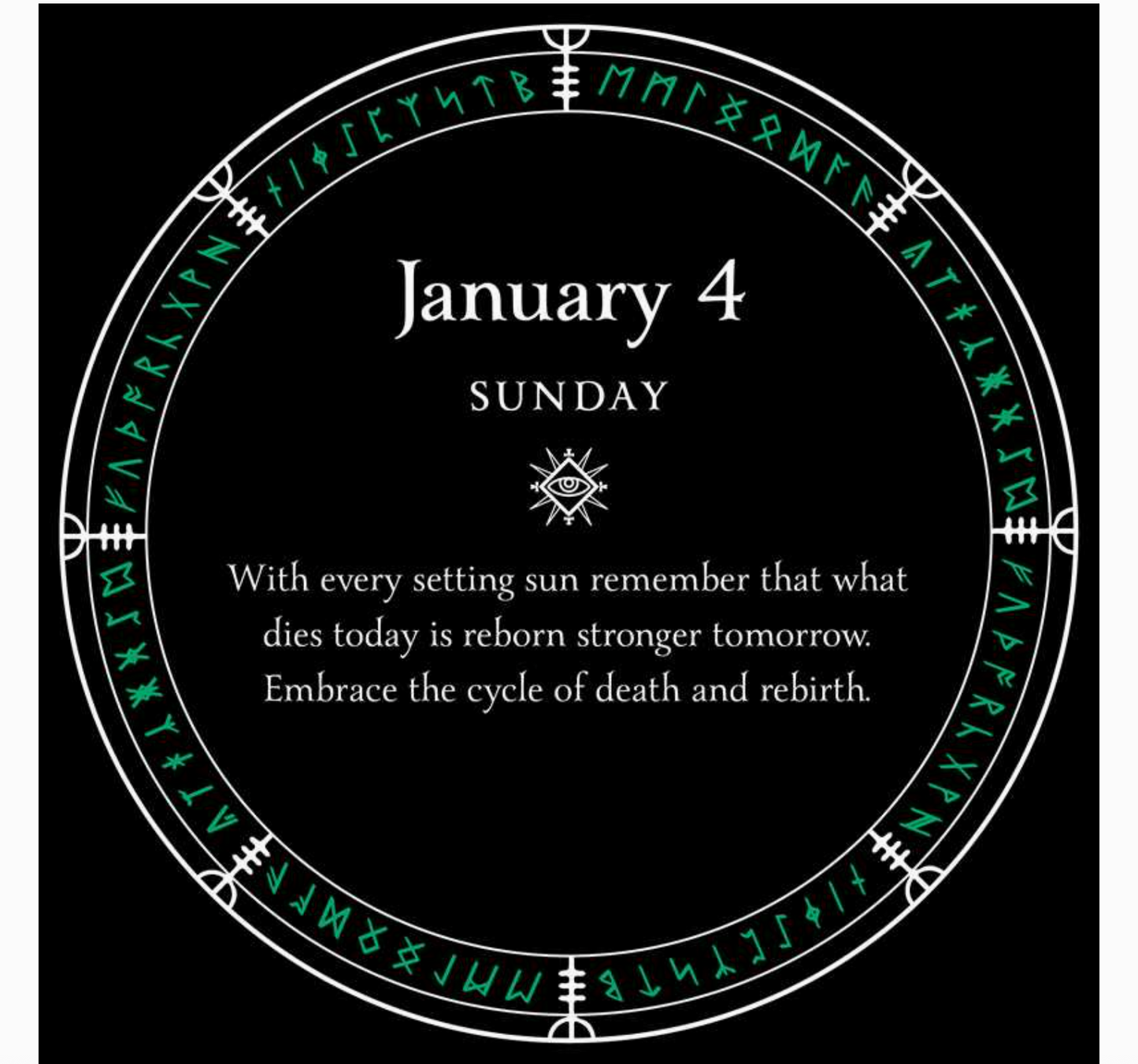 2026 Witch's Calendar: Daily Magick Day-To-Day Calendar