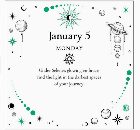 2026 Witch's Calendar: Daily Magick Day-To-Day Calendar