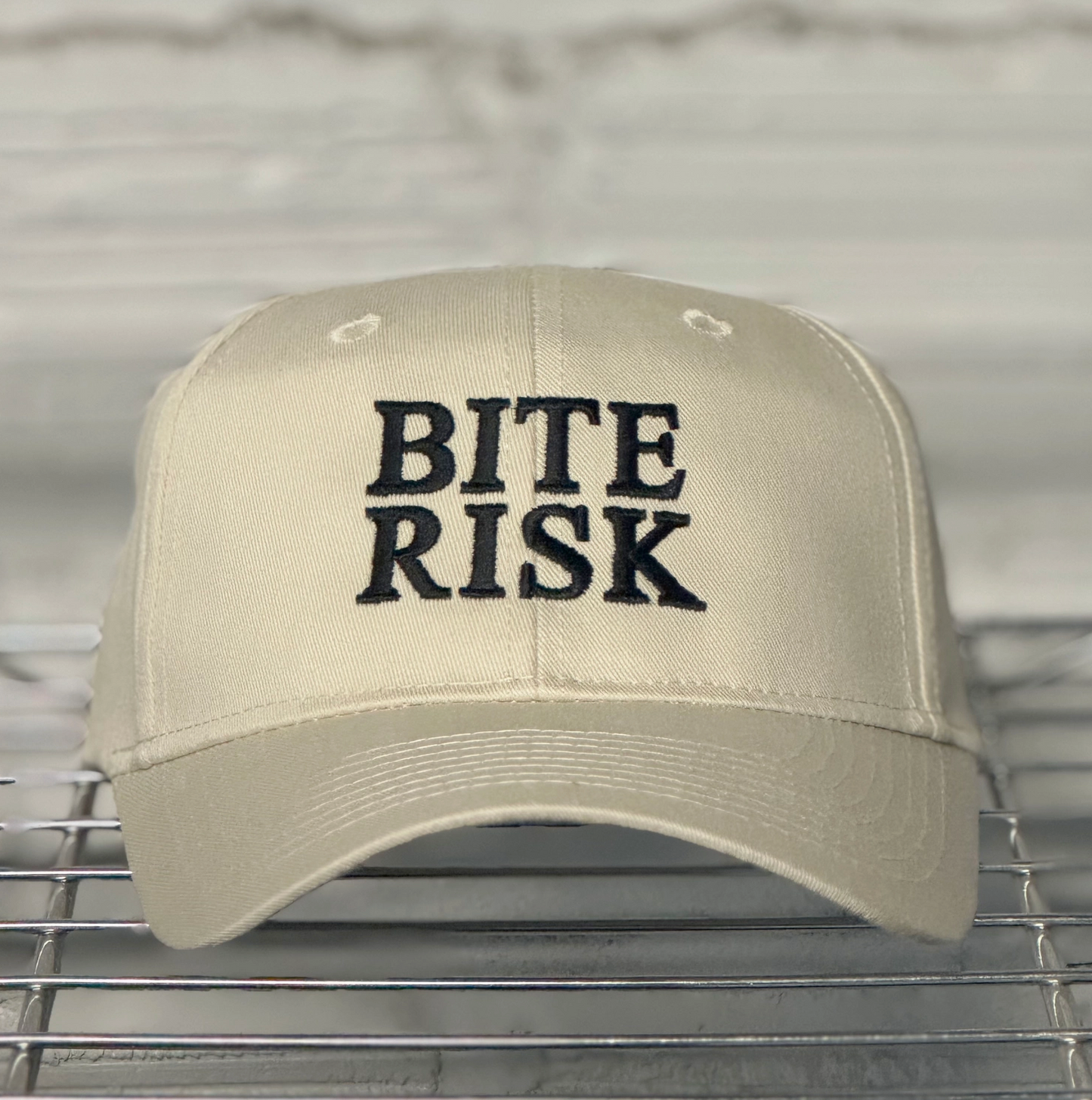 Bite Risk Embroidered Hat