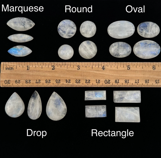 Moonstone Crystal Cabochon (Oval Shaped)