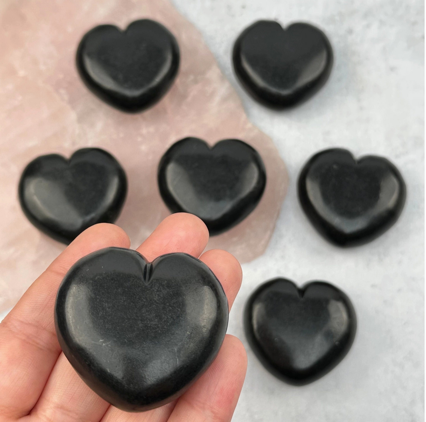 Shungite Heart Crystal