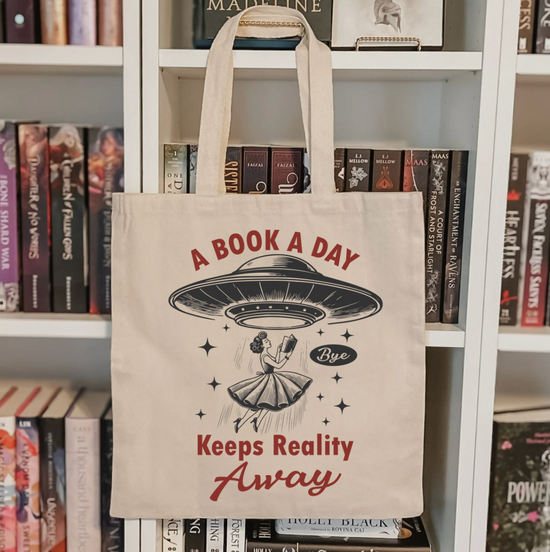 A Book A Day Keeps Reality Away Tote Bag