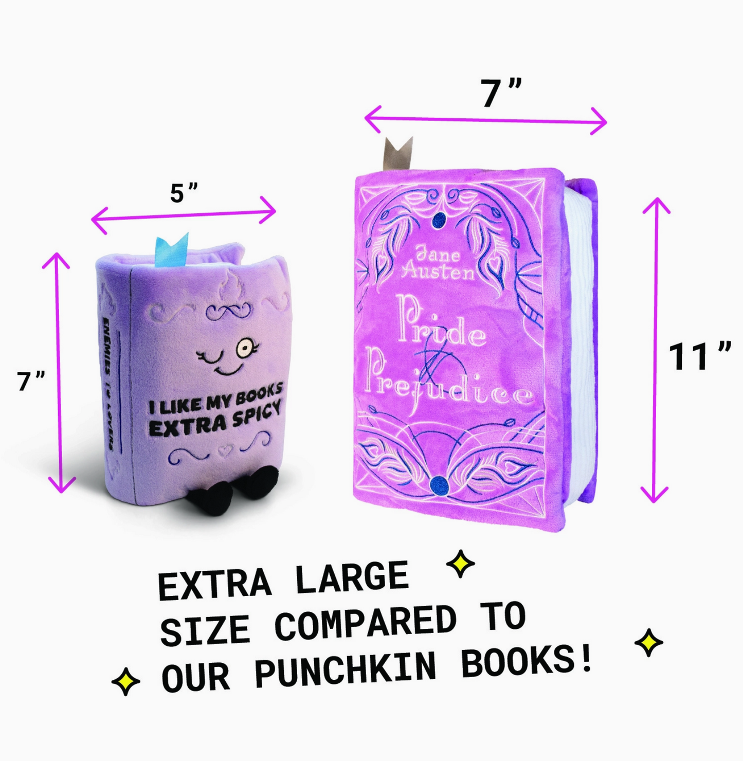 Pride and Prejudice Booksie Plushie Pillow