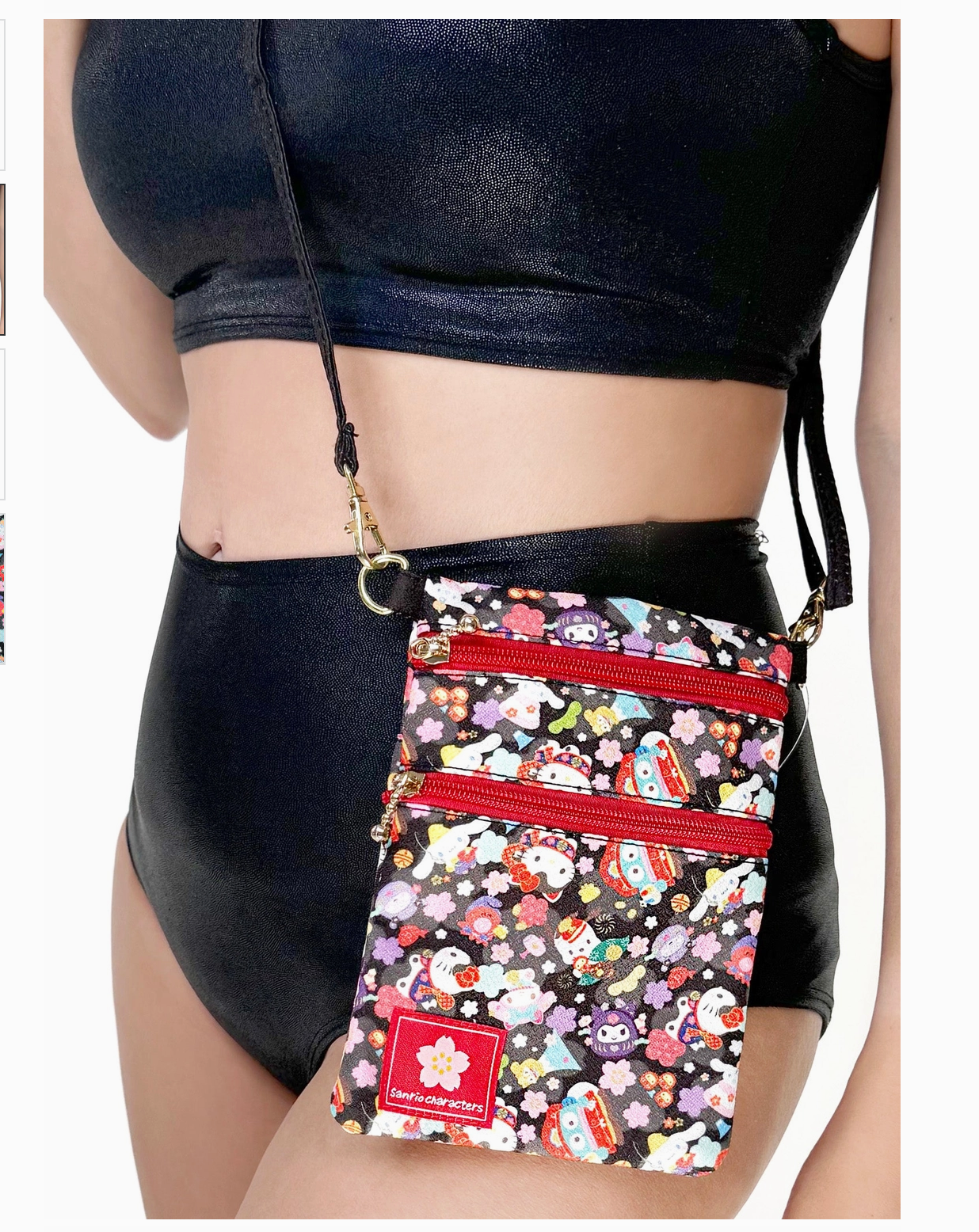 Sanrio Hello Kitty & Friends Sakura Passport Crossbody Bag (Official Licensed)