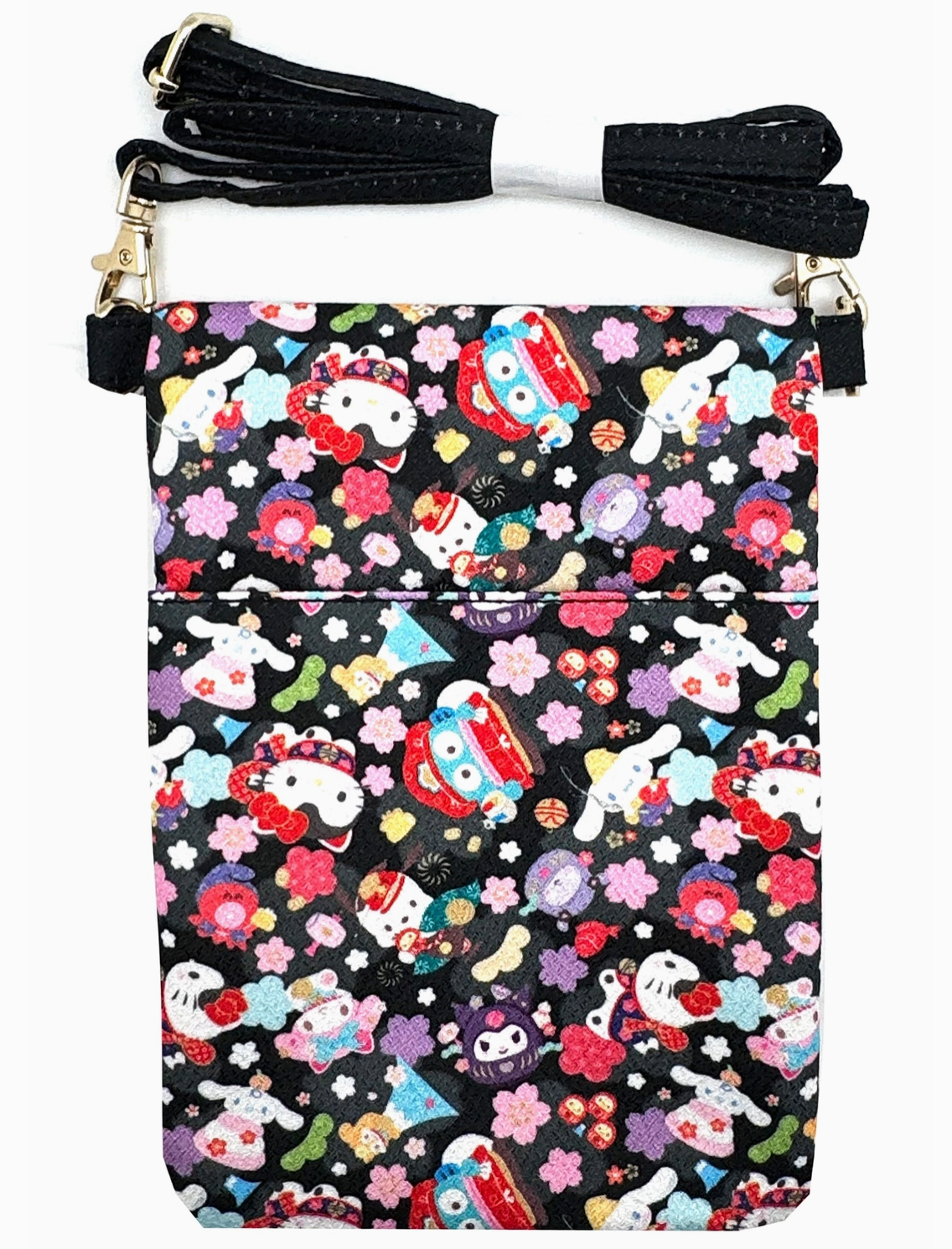 Sanrio Hello Kitty & Friends Sakura Passport Crossbody Bag (Official Licensed)