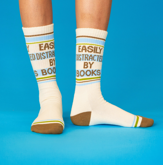 Easily Distracted By Books Socks