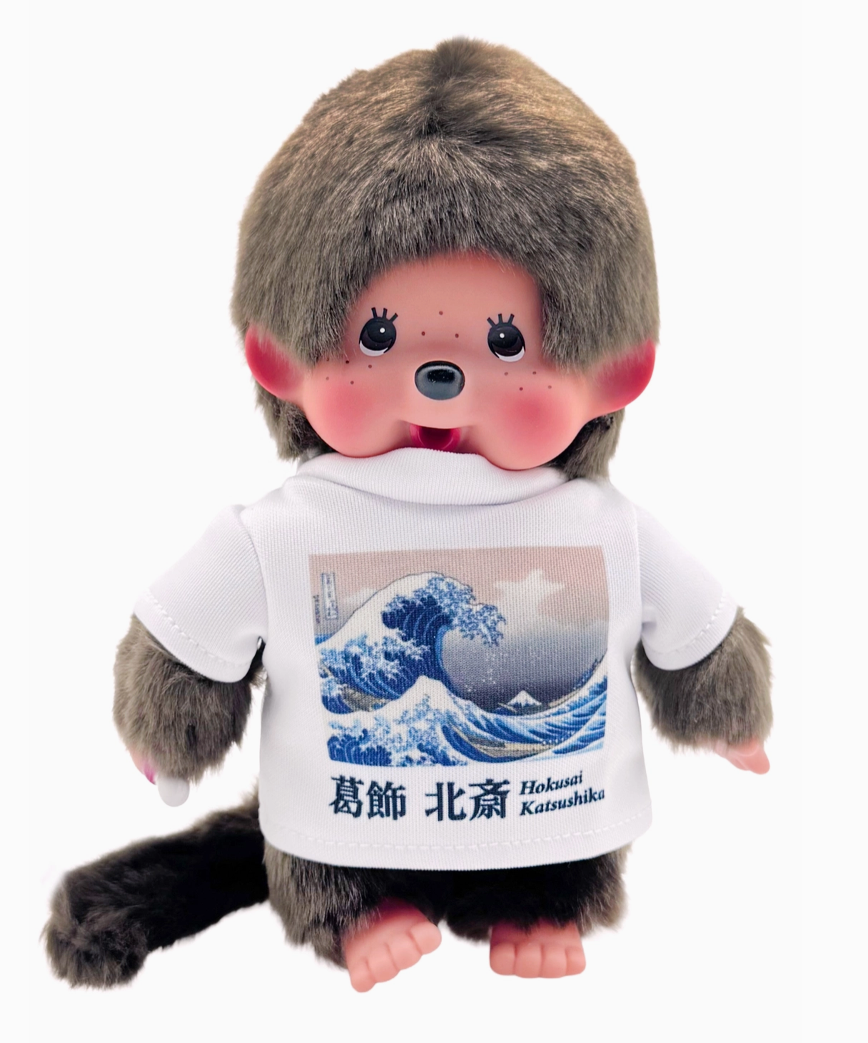 Monchhichi Art Series the Great Wave of Kanagawa Plush Doll - Limited Edition & Official Licensed