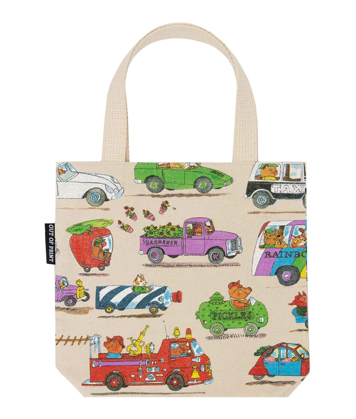 Richard Scarry: Cars and Trucks and Things That Go Mini Tote Bag