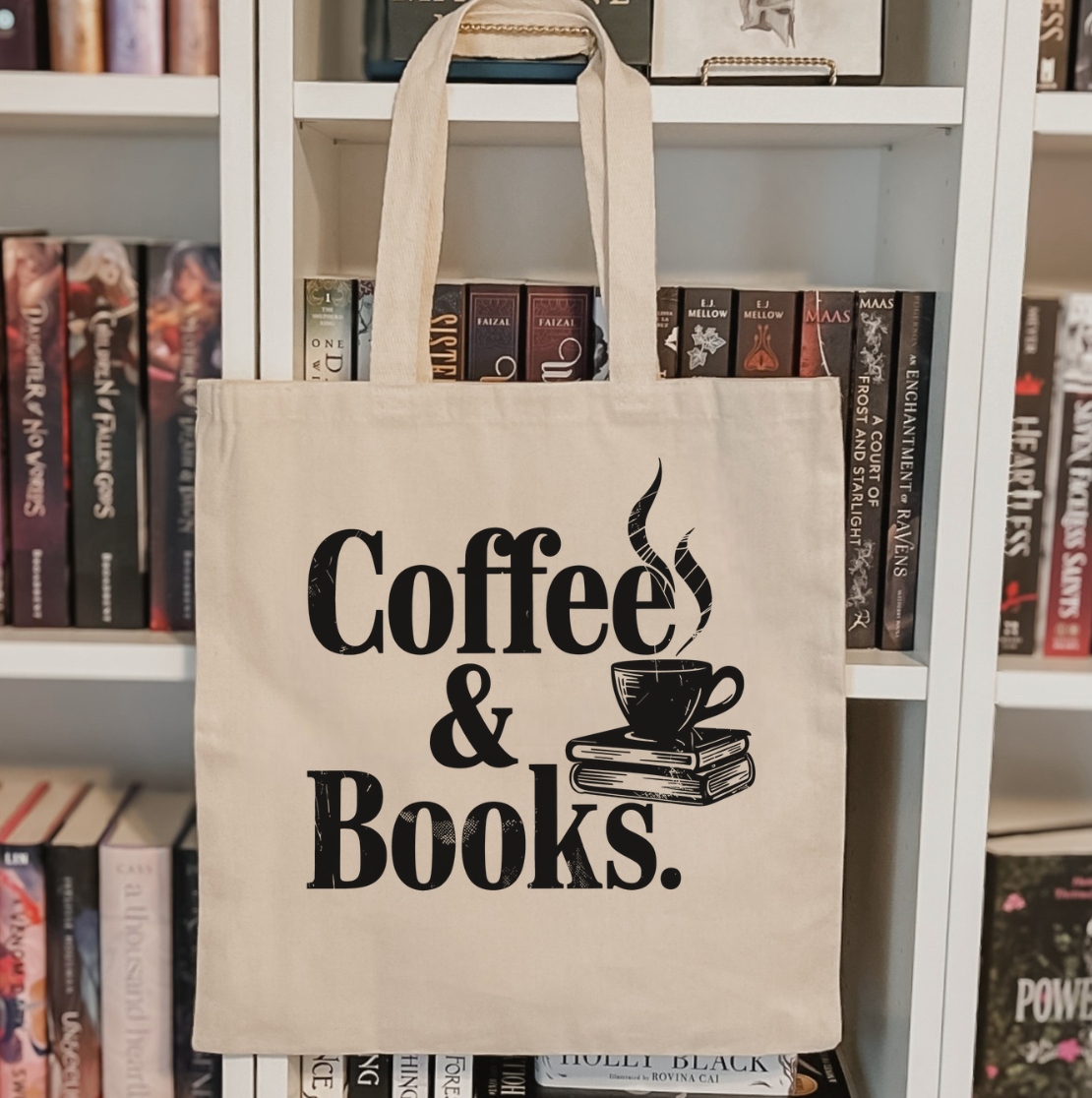 Coffee & Books Tote Bag