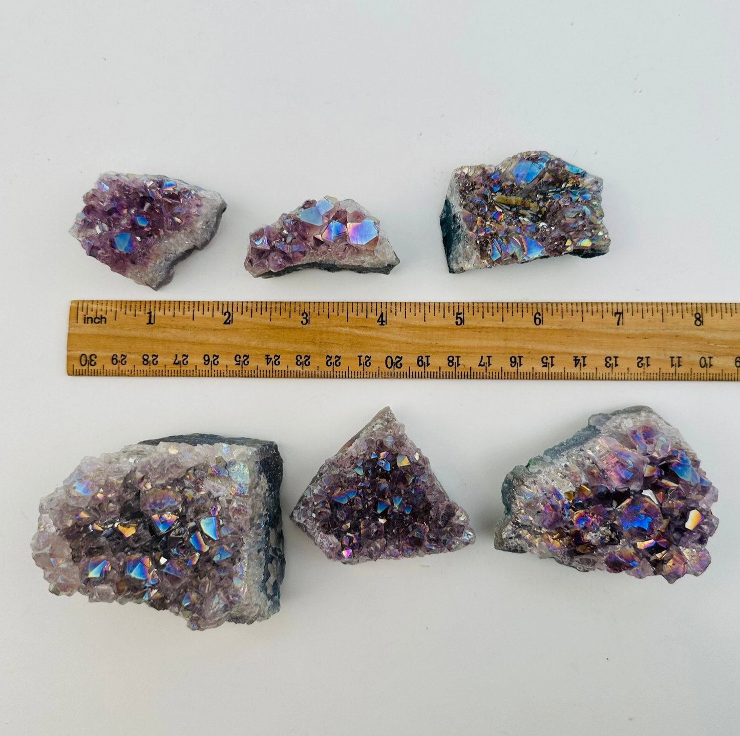 Amethyst Angel Aura Titanium Crystal