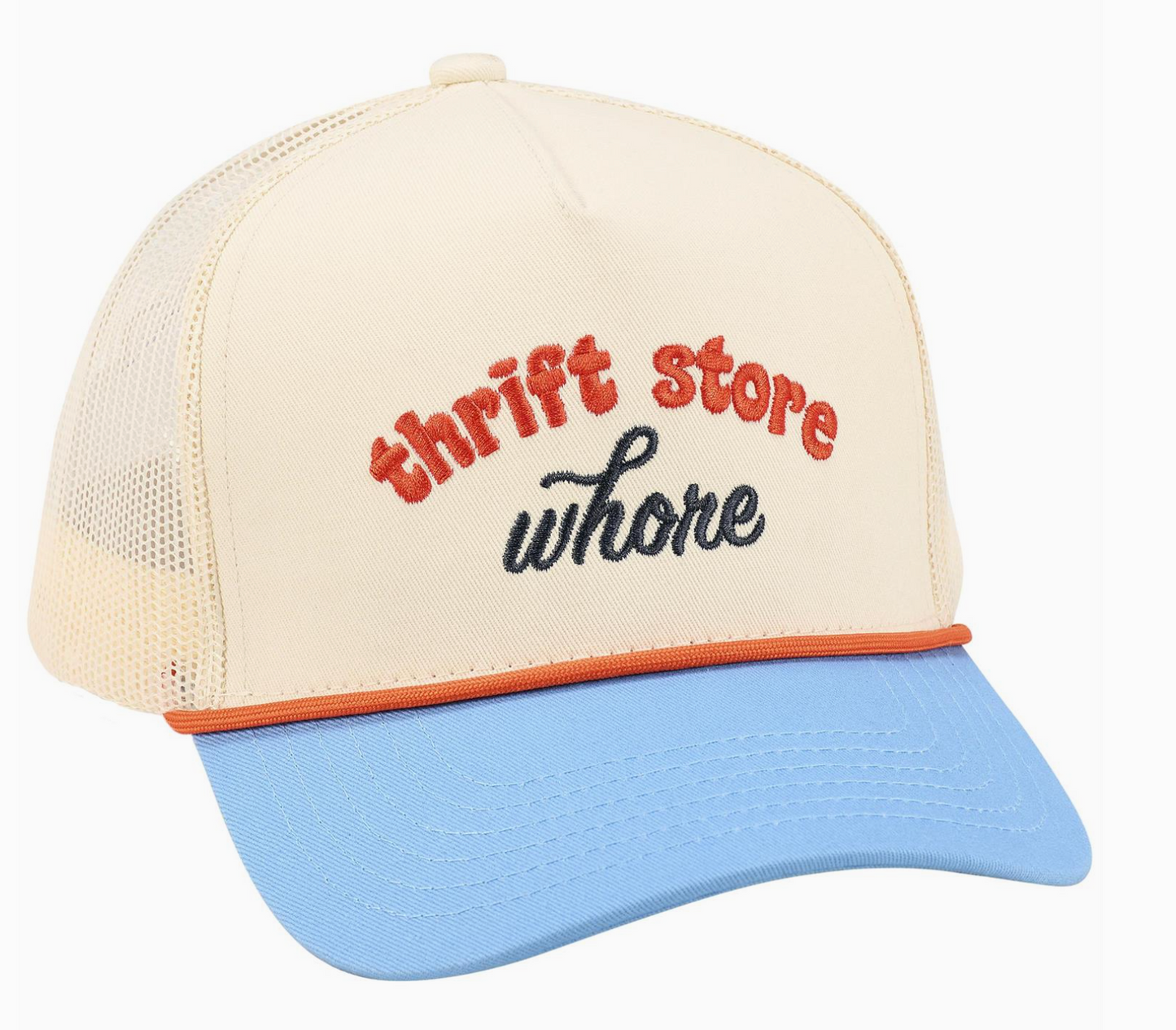 Thrift Store Whore Embroidered Hat