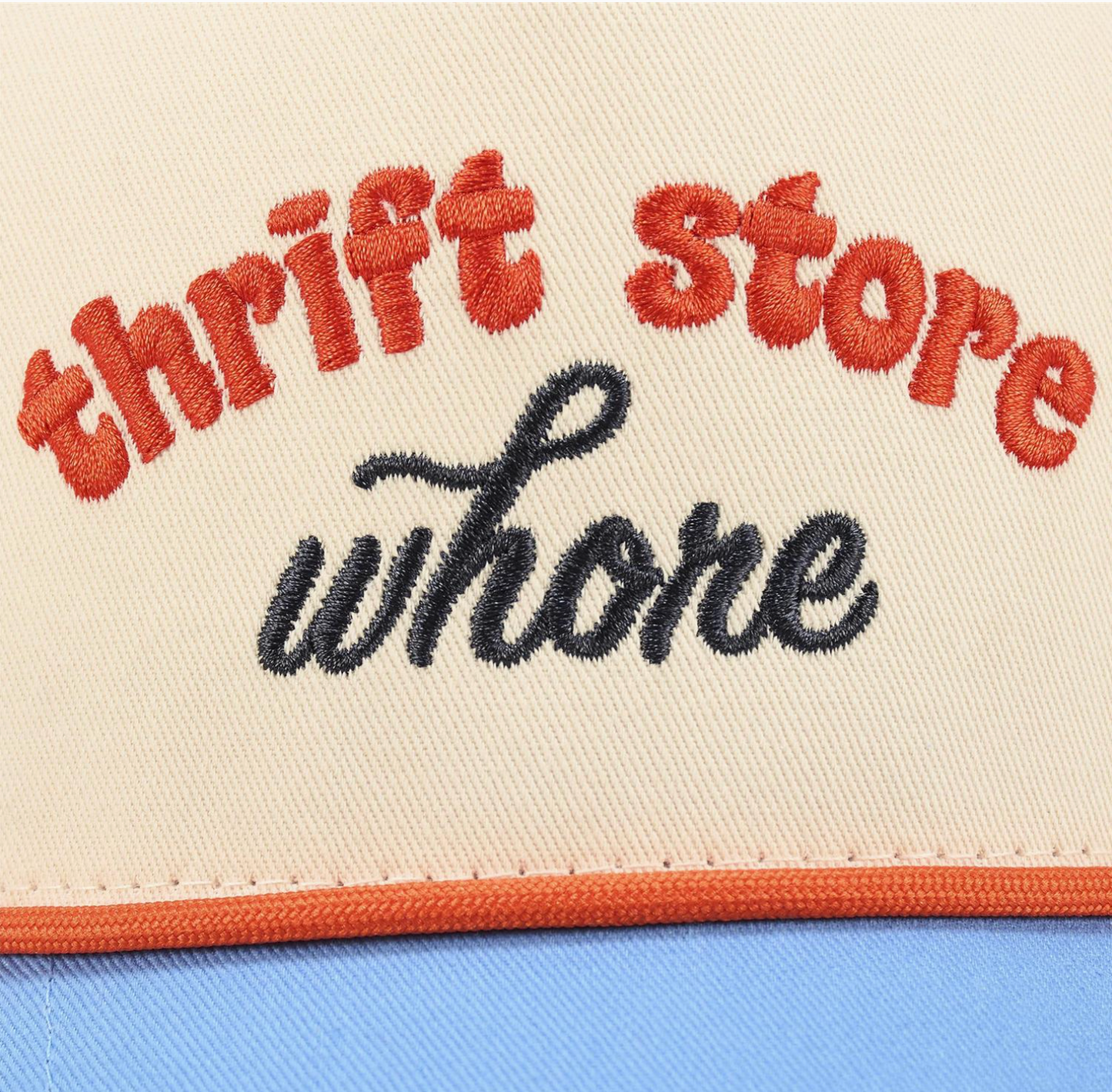 Thrift Store Whore Embroidered Hat