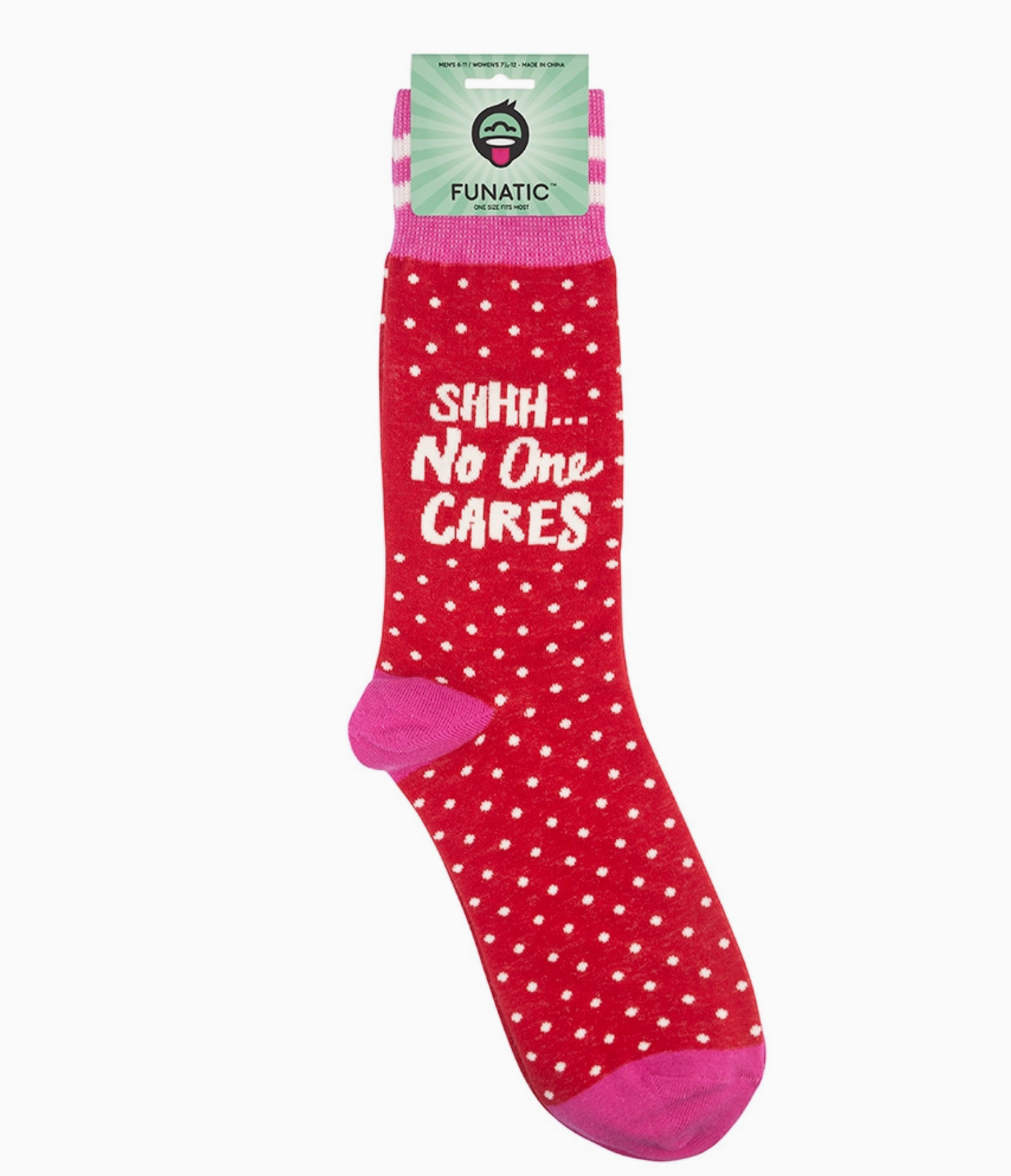 Shhh No One Cares Socks