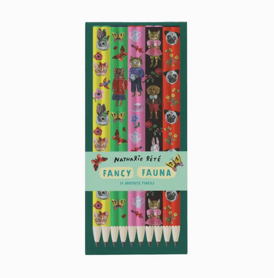 Fancy Fauna Pencil Set - 10 pack