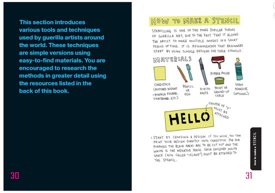 The Guerilla Art Guide: Everything You Need to Put Your Message Out into the World―For Fun, Nonprofit, and World Domination Book