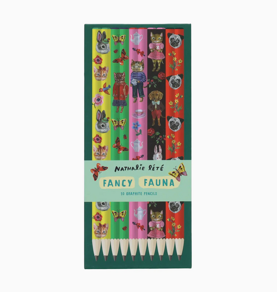 Fancy Fauna Pencil Set - 10 pack