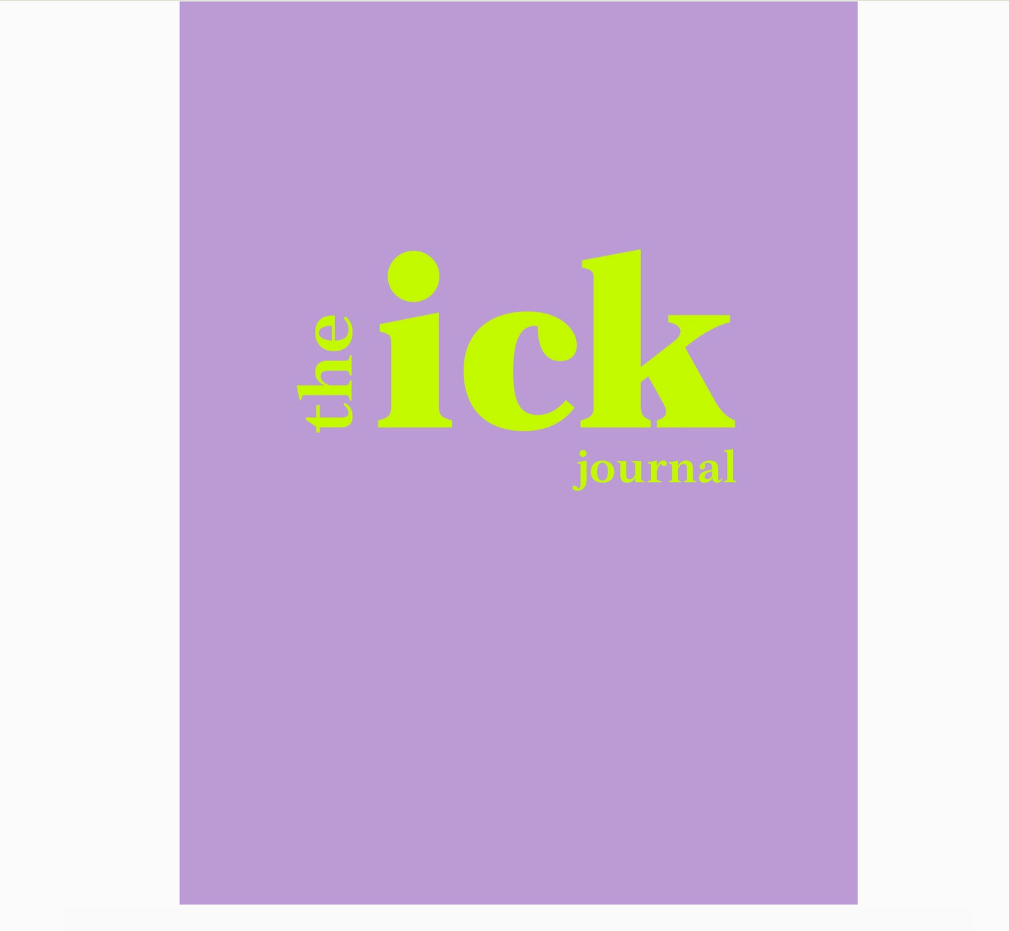 The Ick Journal