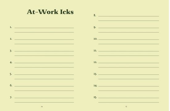 The Ick Journal