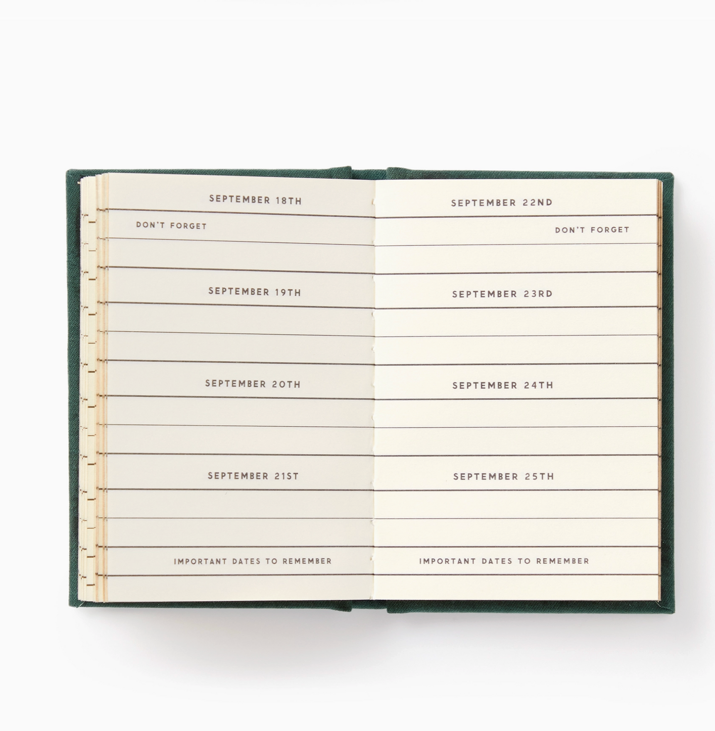 Dates People Get Mad If I Forget Diary