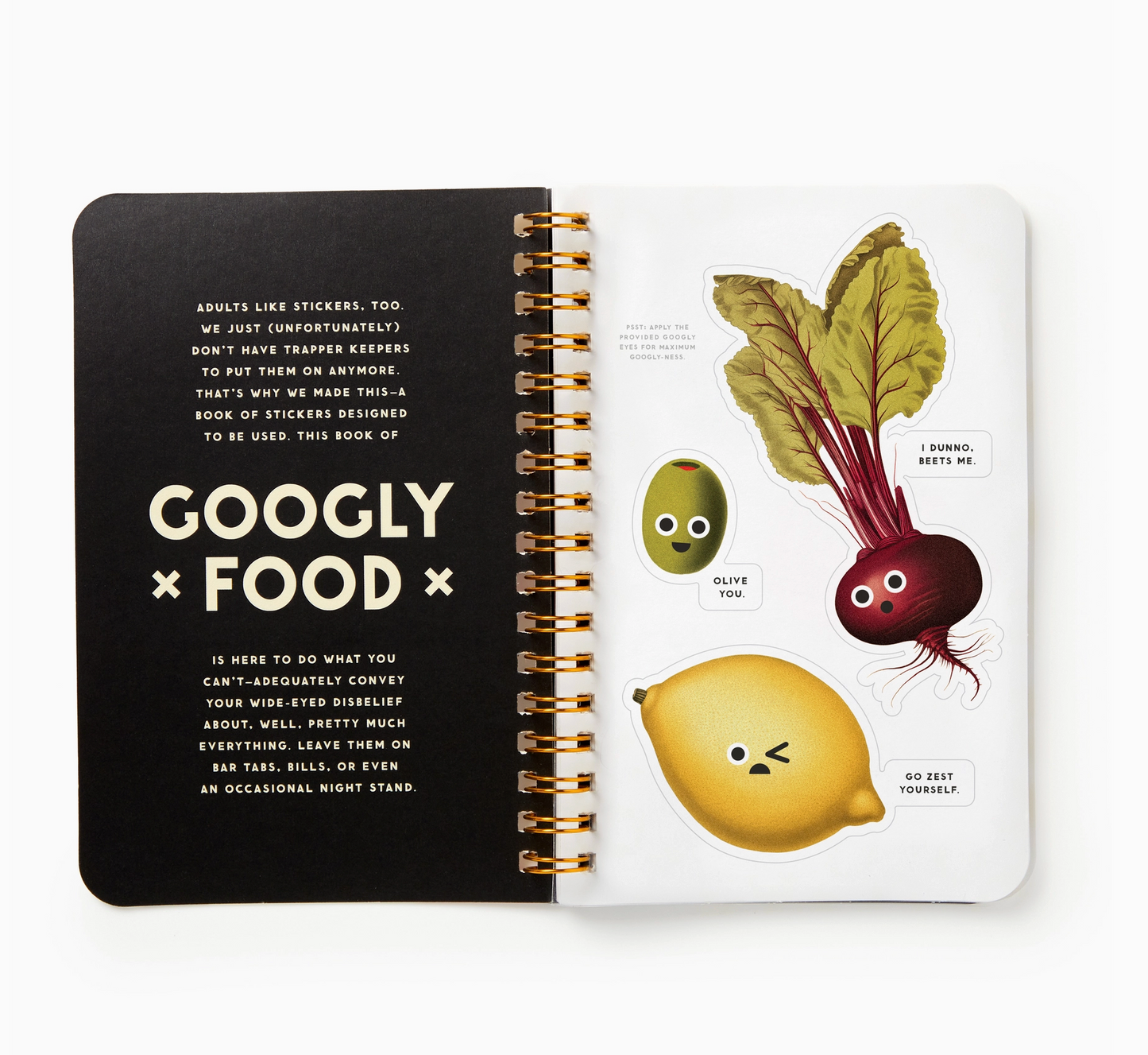 Googly Food Sticker Book