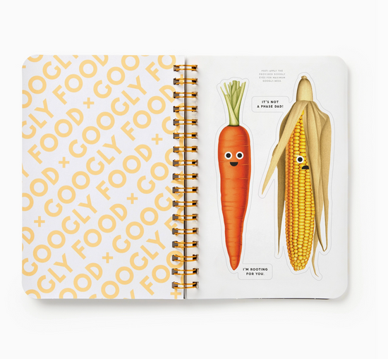 Googly Food Sticker Book