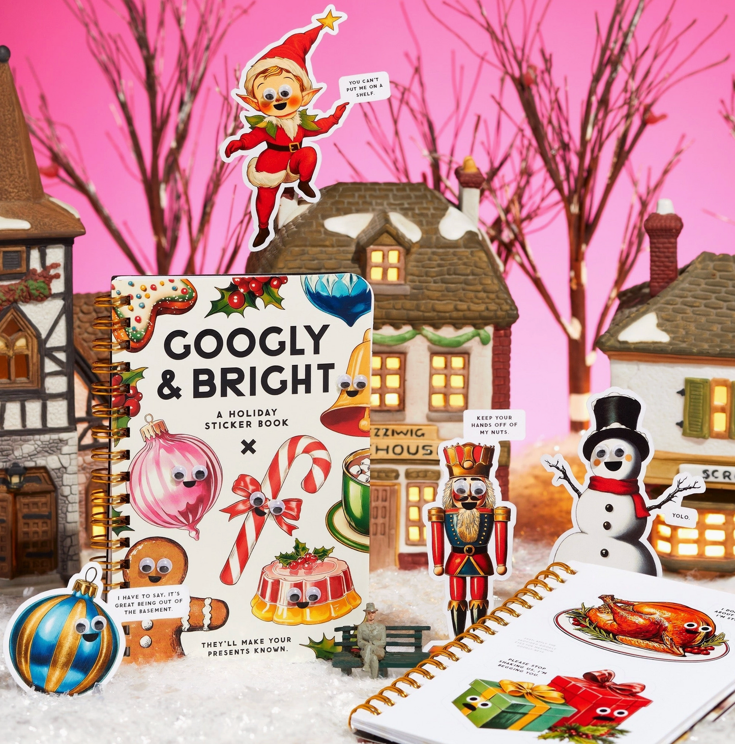 Googly & Bright Holiday Sticker Book