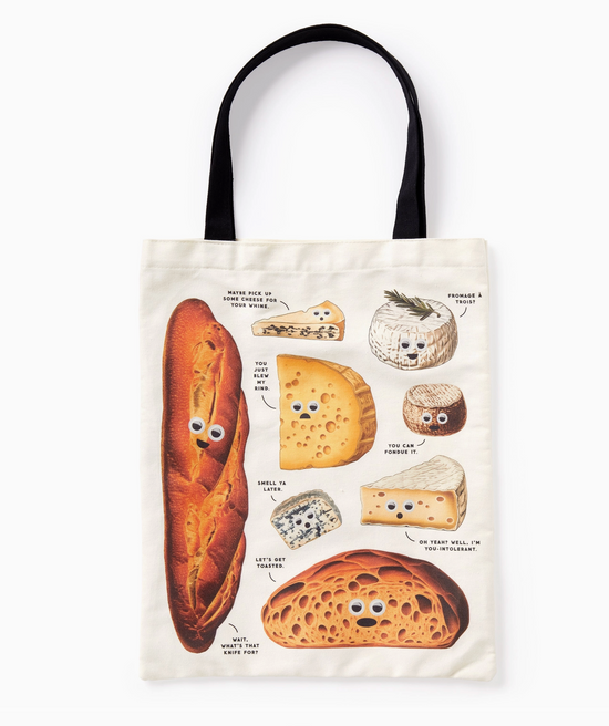 Googly Food Canvas Tote Bag