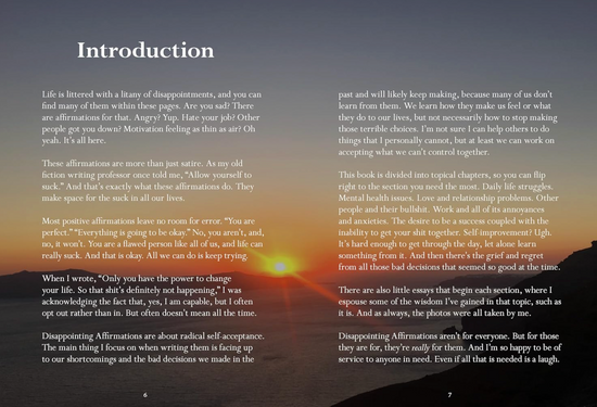 Sorry in advance for making things weird.: A Disappointing Affirmations Collection