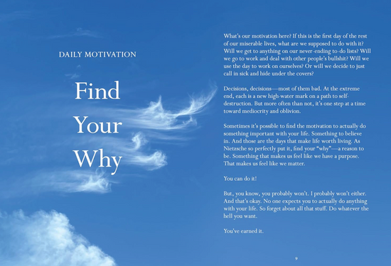 Sorry in advance for making things weird.: A Disappointing Affirmations Collection