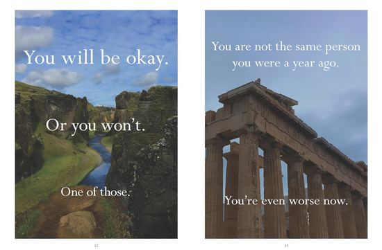 Sorry in advance for making things weird.: A Disappointing Affirmations Collection