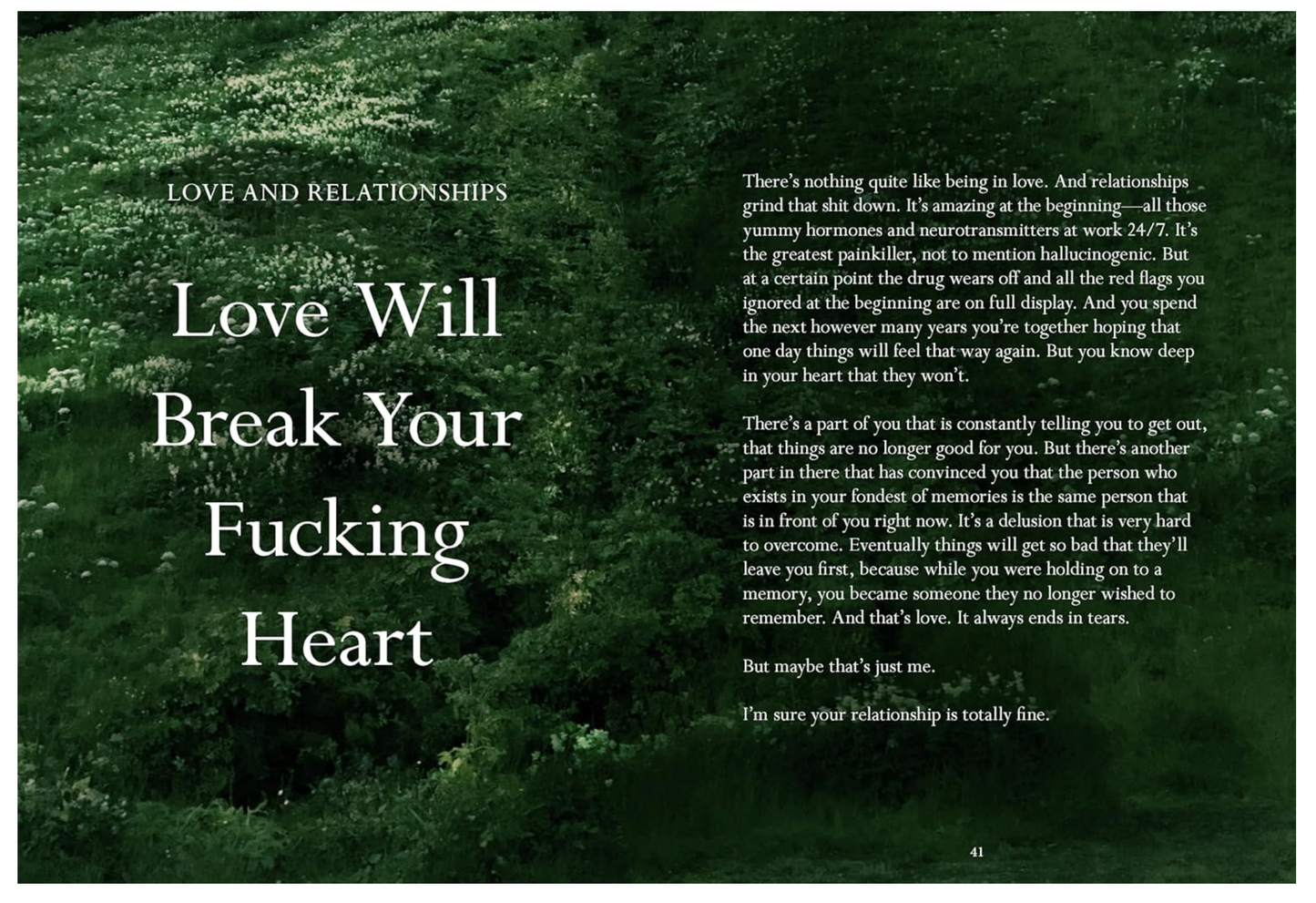 Sorry in advance for making things weird.: A Disappointing Affirmations Collection