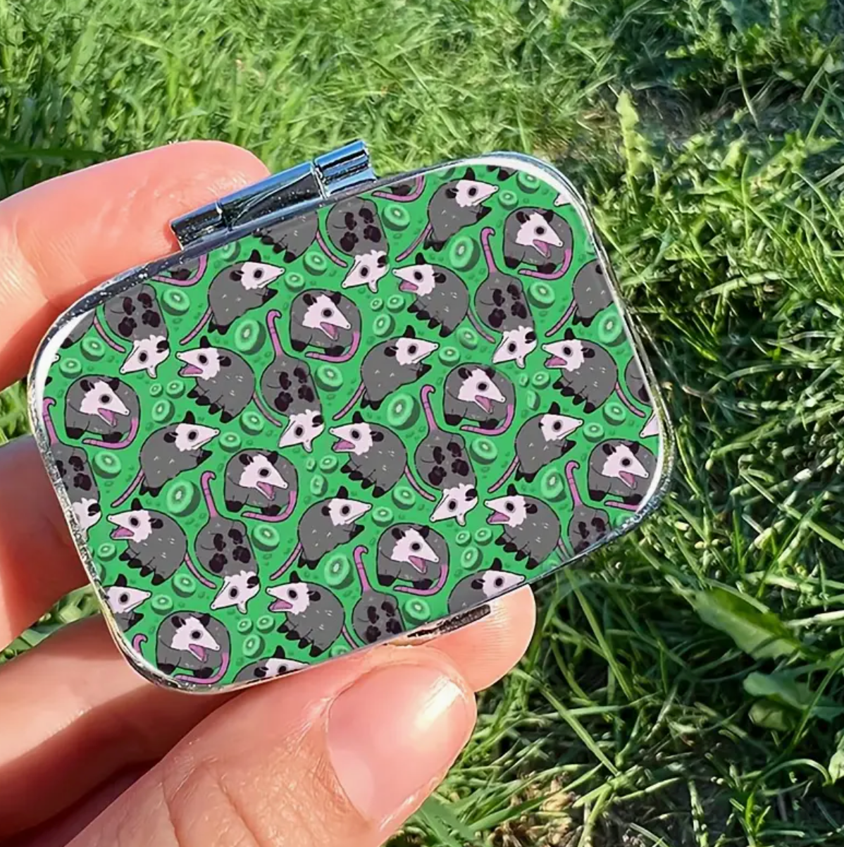 Opossum Themed Pill Box