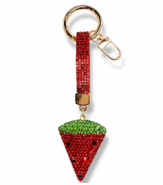 Watermelon Crystal Bag Charm