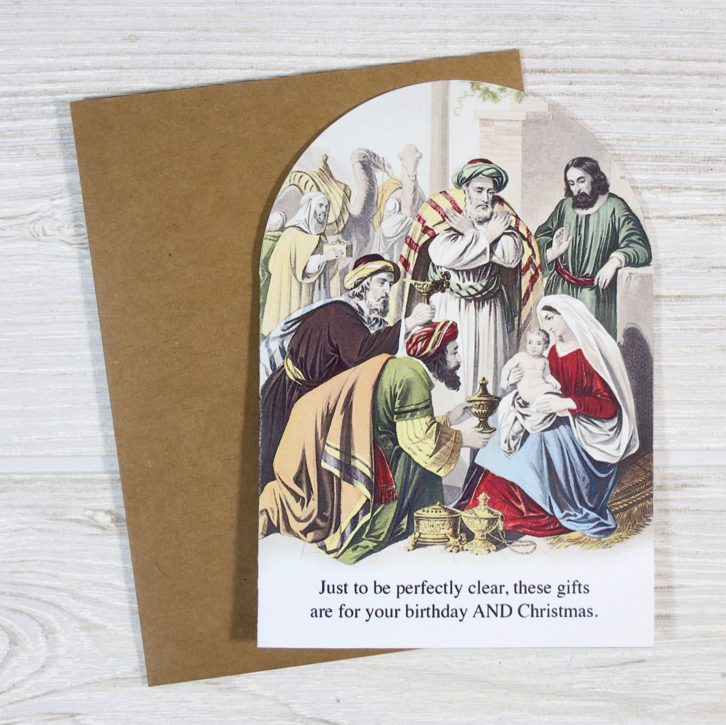 Just To Be Perfectly Clear, These Gifts Are For Your Birthday AND Christmas Card