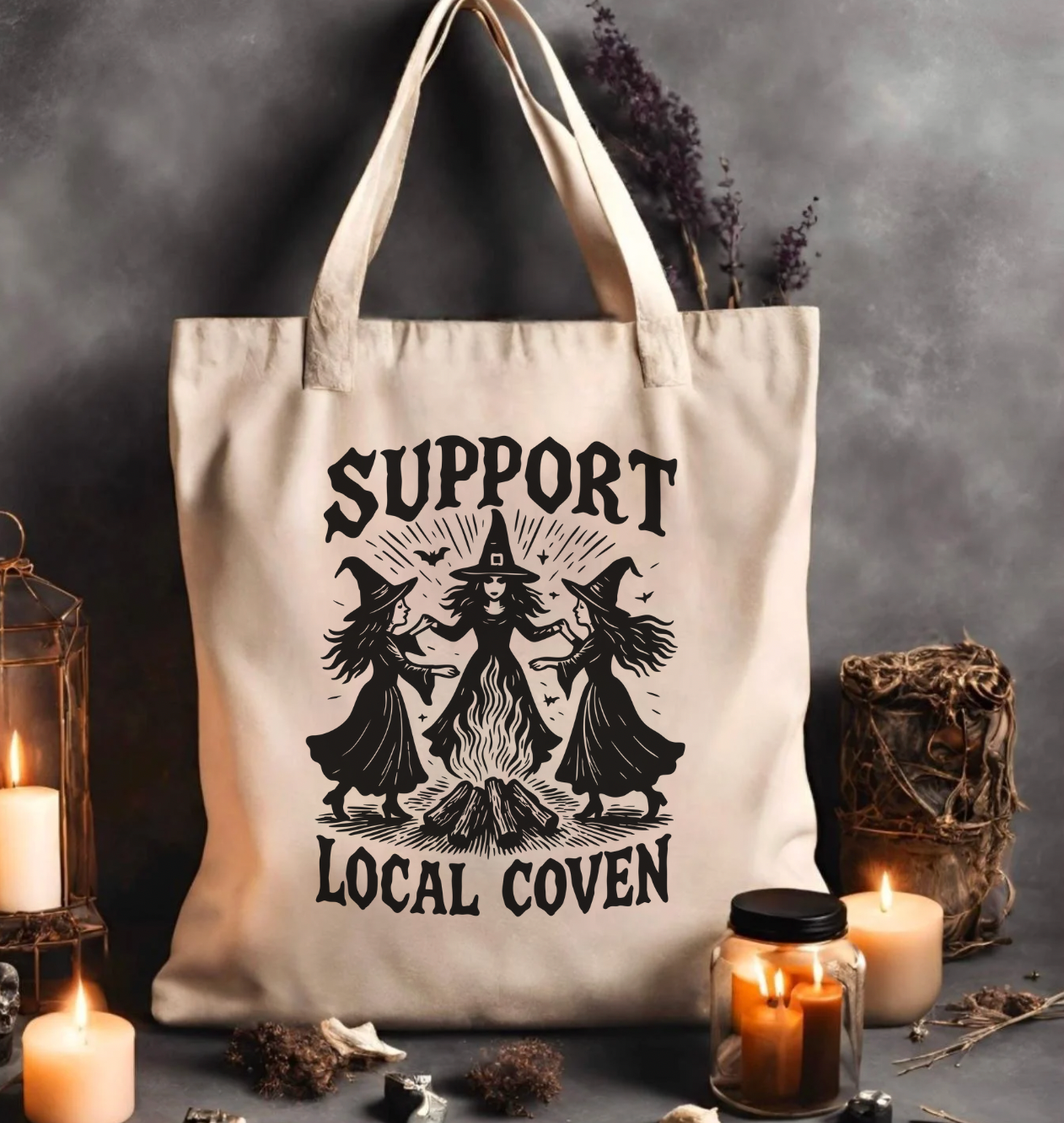 Support Local Coven Tote Bag