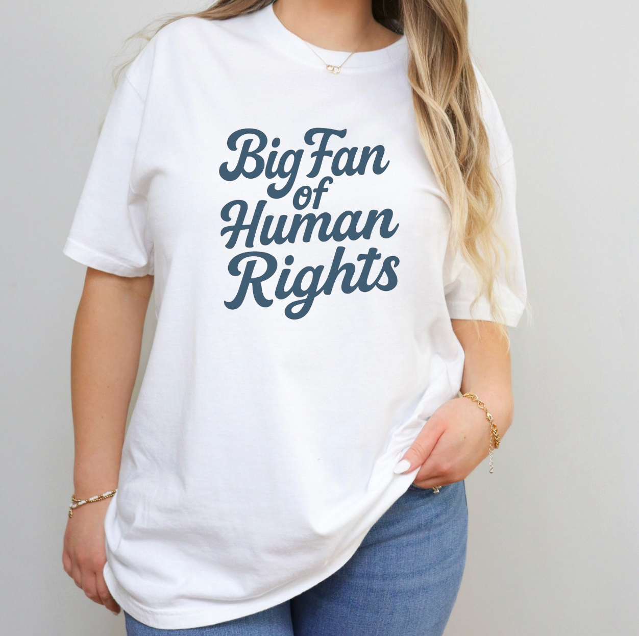Big Fan Of Human Rights Unisex Tee