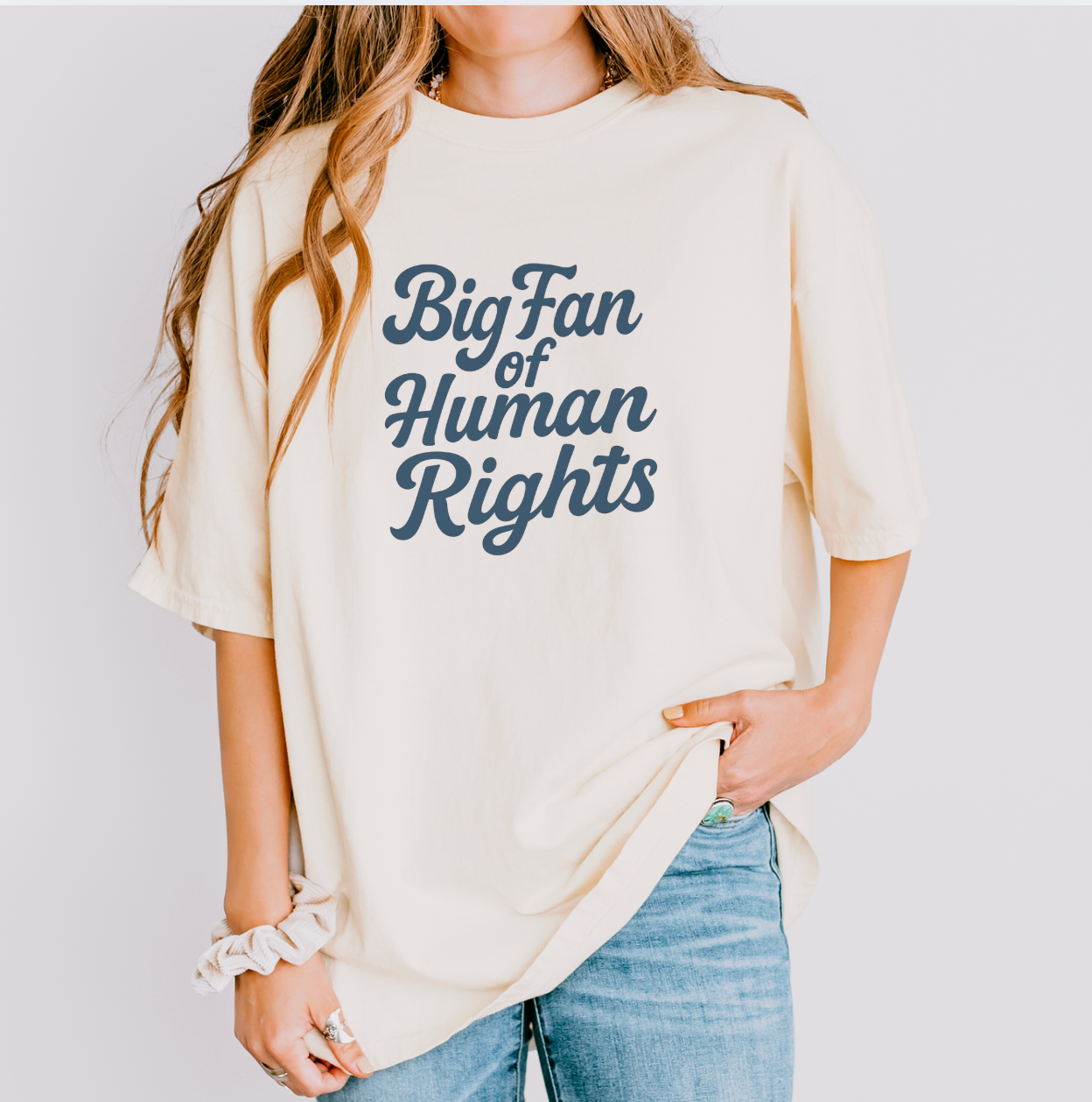 Big Fan Of Human Rights Unisex Tee