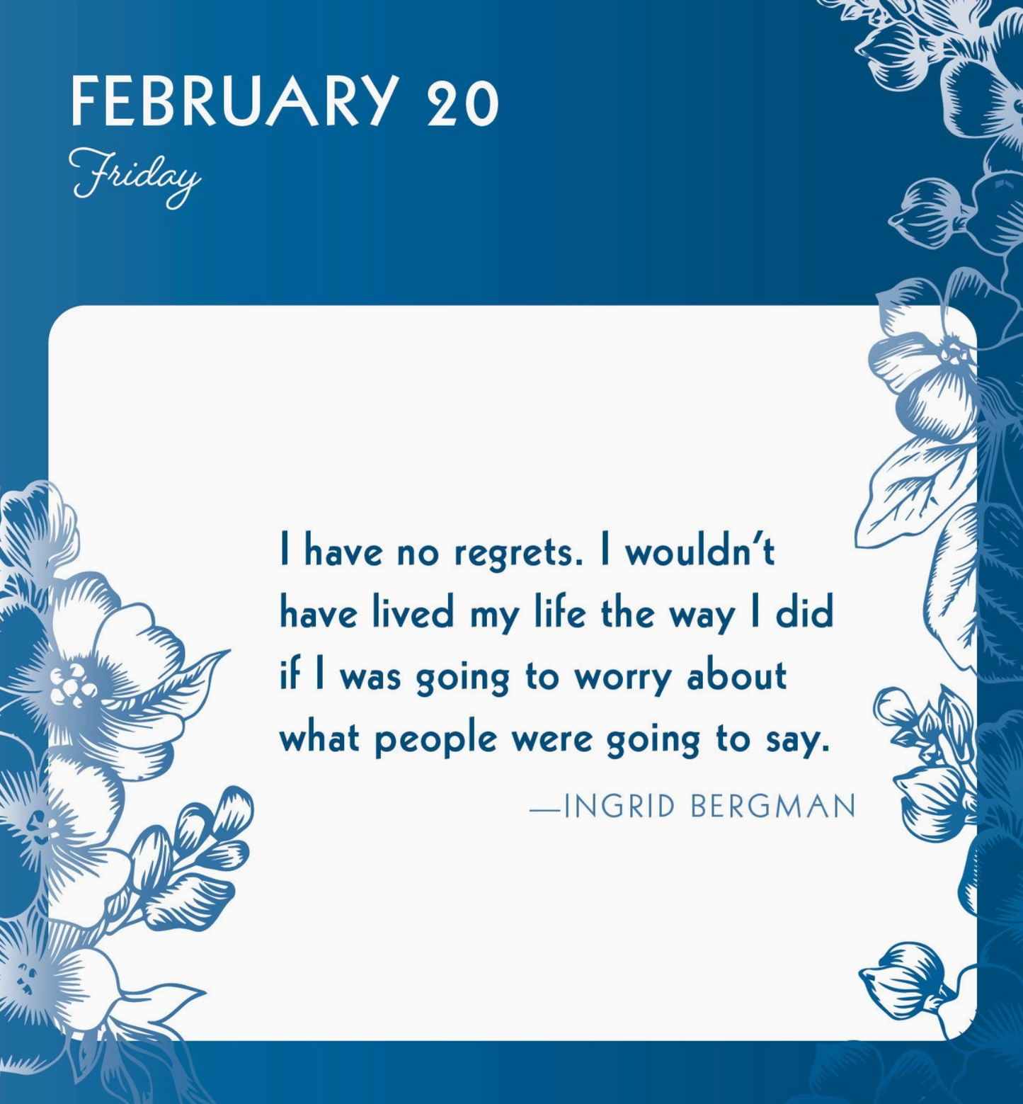 2026 Great Quotes from Great Women Boxed Calendar