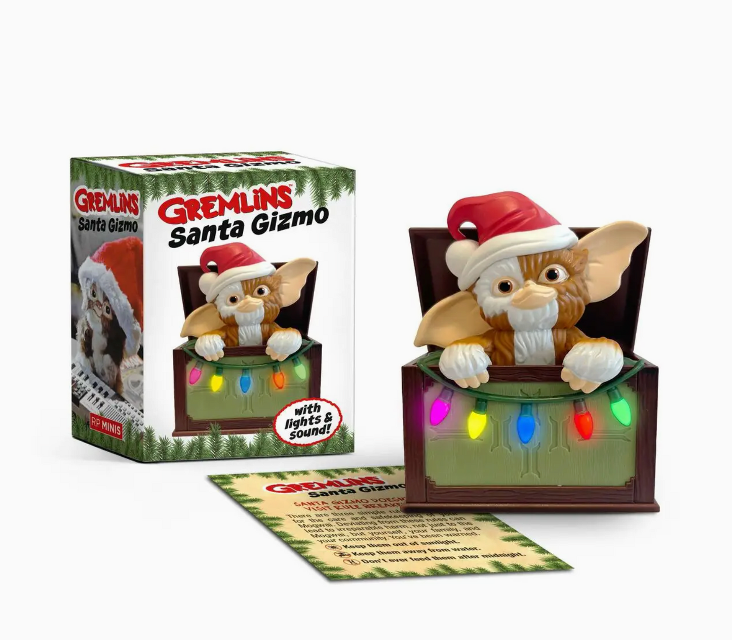 Gremlins: Santa Gizmo: with Lights and Sound! Desktop Accessory