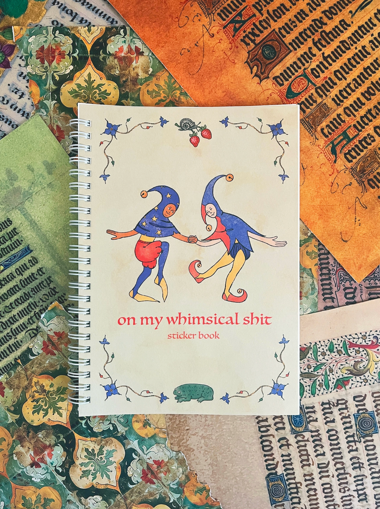 On My Whimsical Sh*T Reusable Sticker Book
